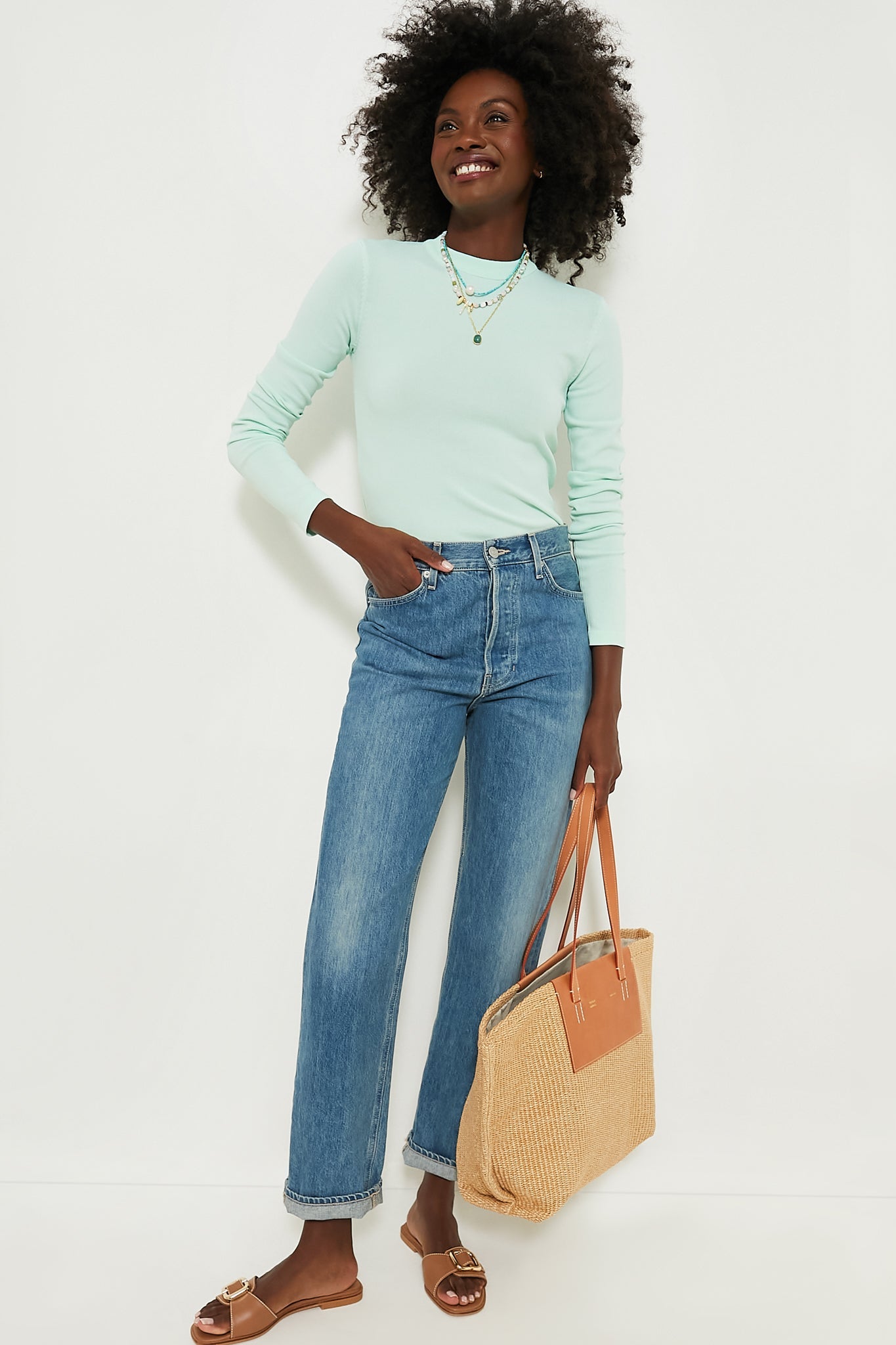 Mint Knit Vanessa Top