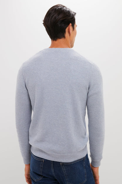 Misty Heather Gray Sweater Tee