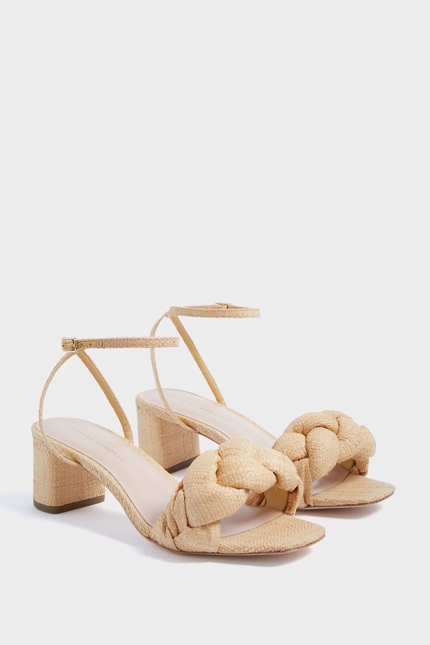 Natural Straw Avril Heels