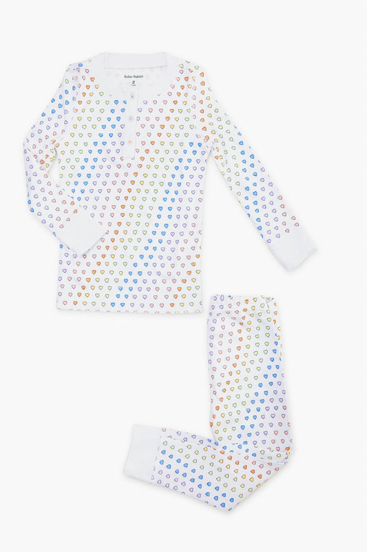 Kids Disco Hearts Pajamas