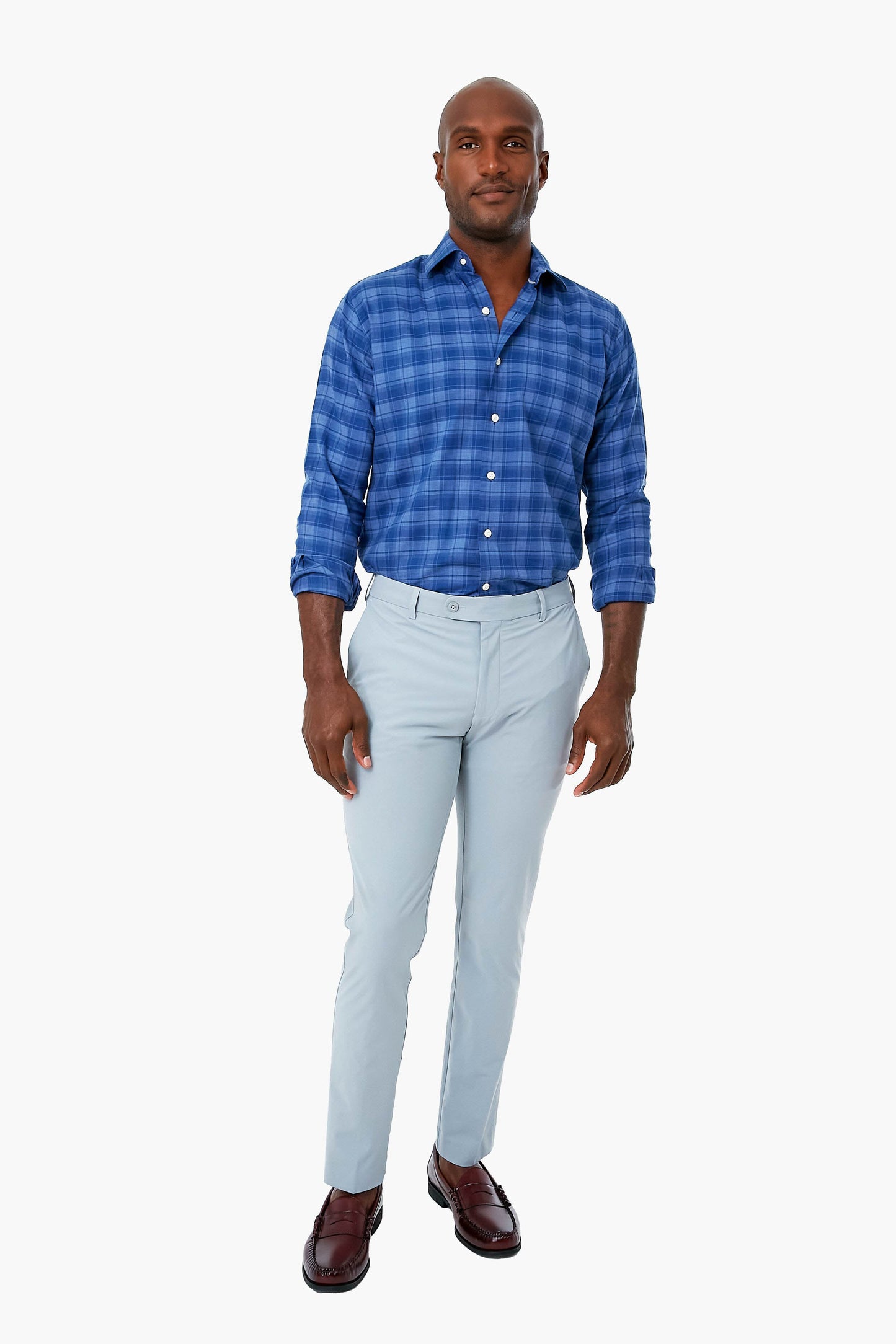 Atlantic Blue Fetlock Autumn Soft Cotton Sport Shirt