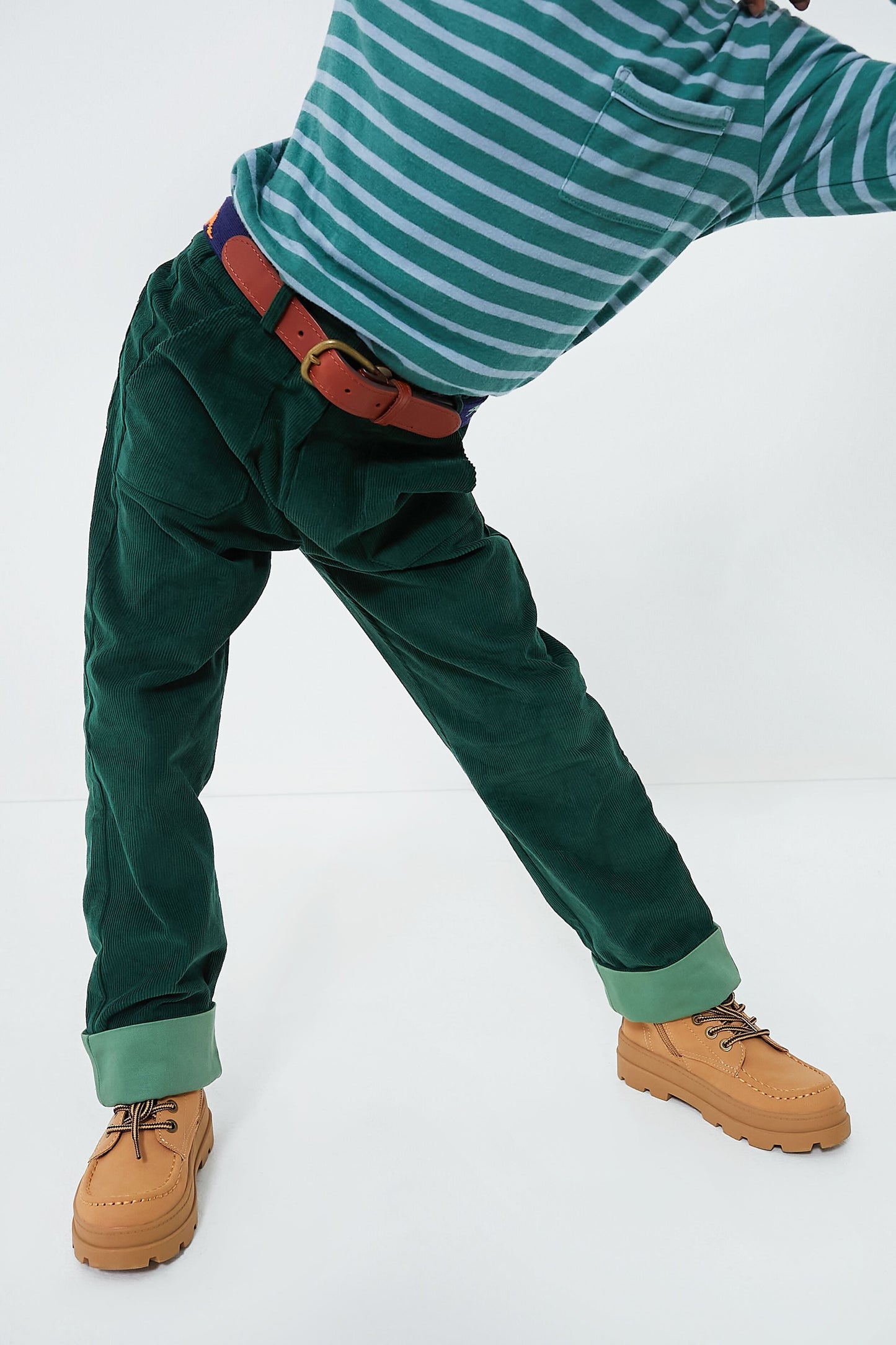 Forest Corduroy Grow Pant