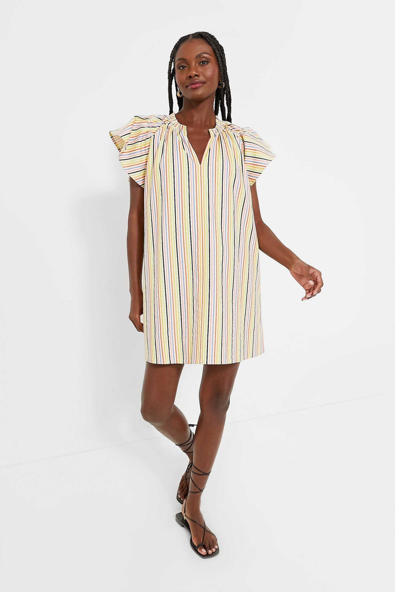 Rainbow Stripe Vivi Dress