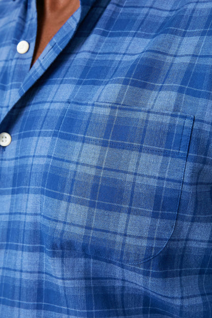 Atlantic Blue Fetlock Autumn Soft Cotton Sport Shirt