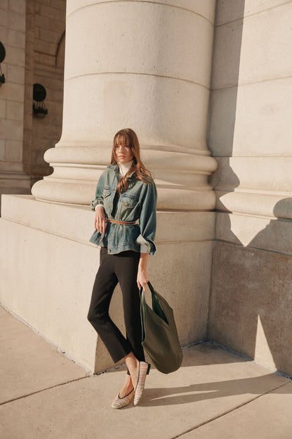 Winter White Andover Ribbed Turtleneck