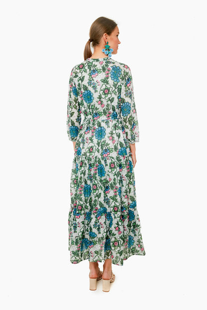 Freyja Flower White Bazaar Dress