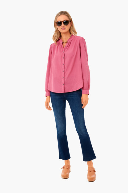 Deep Rose Halsey Shirt