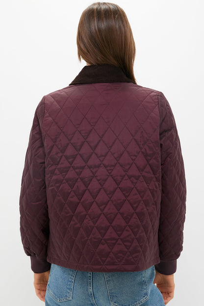 Black Cherry Marla Quilted Jacket