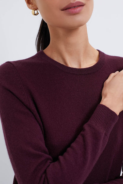Winetasting Cashmere Crewneck Sweater