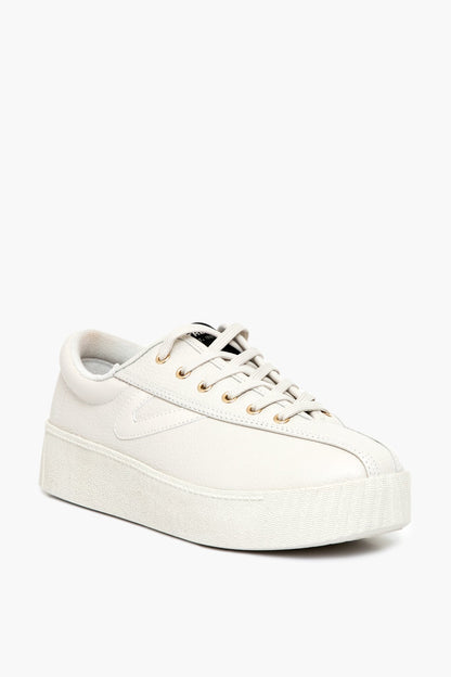 Leather Platform Nylite Sneakers