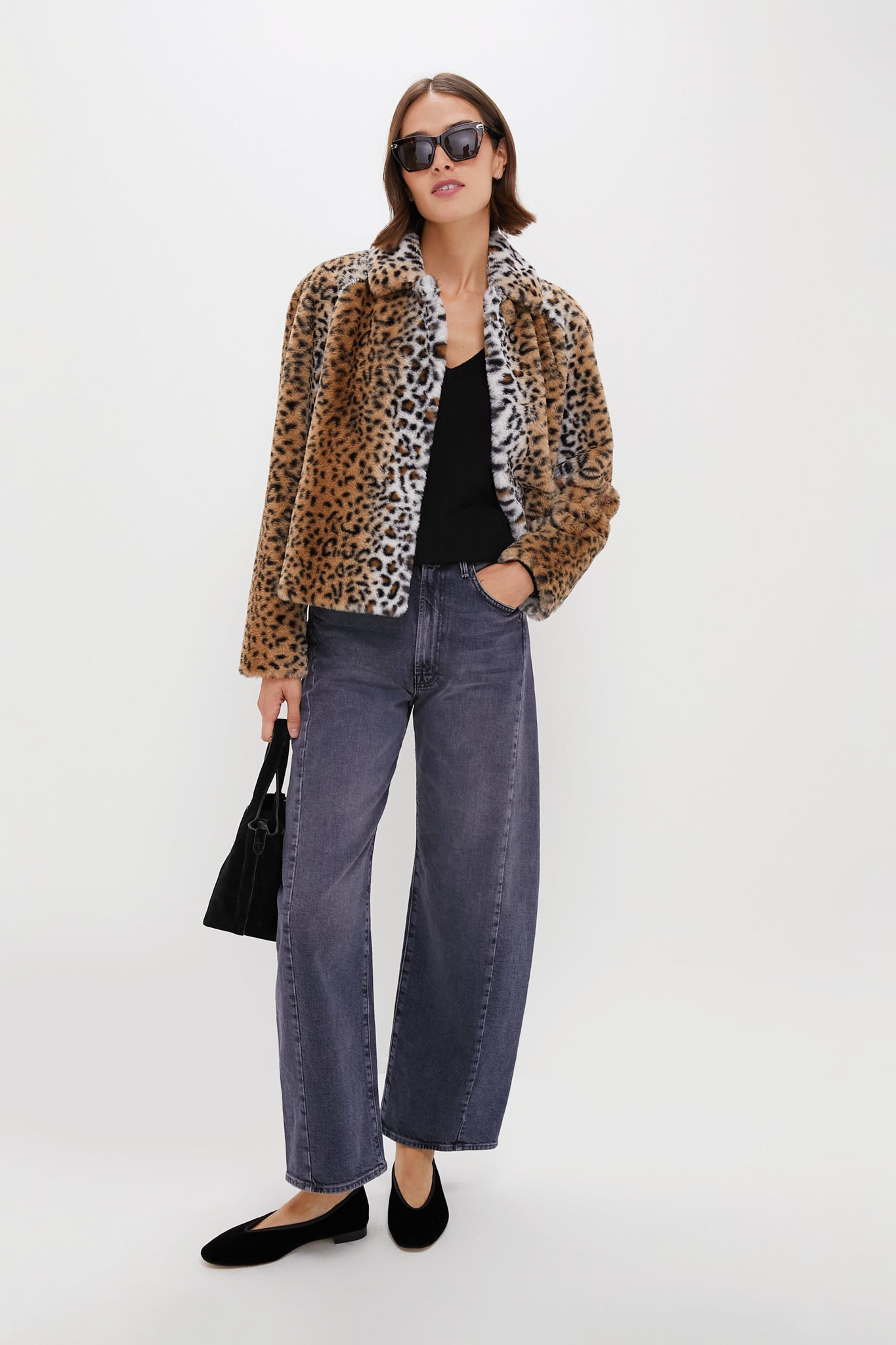 Leopard Fur Adriana Coat