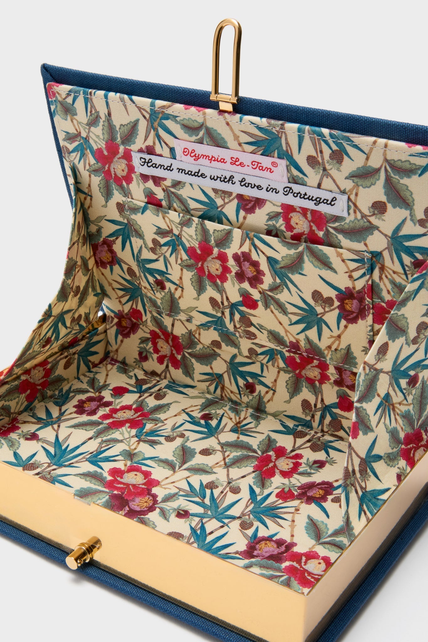 Indigo Latim Manhattan Cocktail Book Clutch