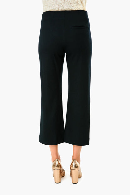Black Cozy Easy Flare Pant