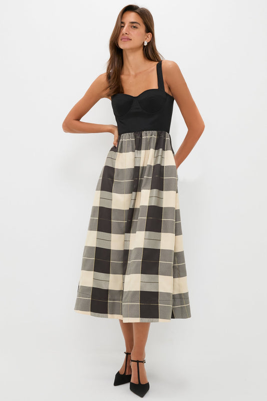 Mairead Check Plaid Maria Dress