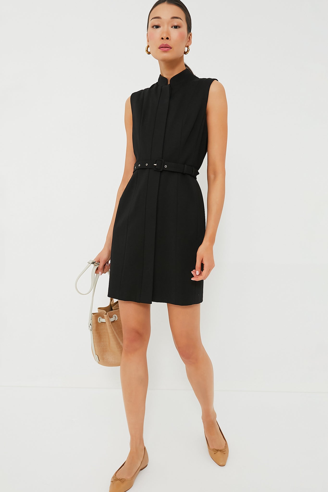 Black Sleeveless Dahlia Dress