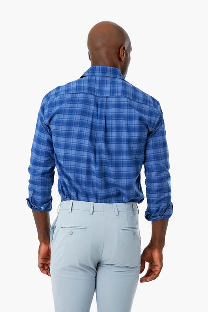Atlantic Blue Fetlock Autumn Soft Cotton Sport Shirt