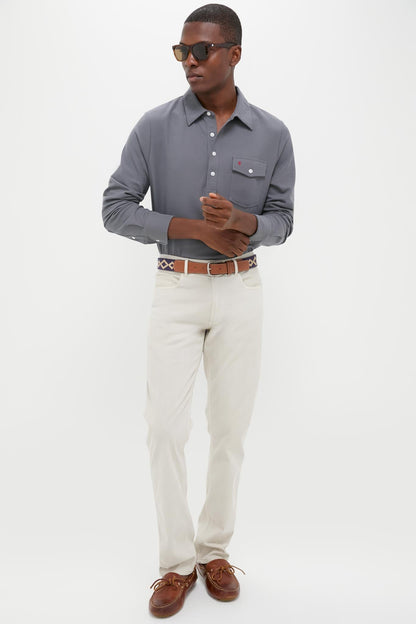 Blue Steel Long Sleeve Players Shirt