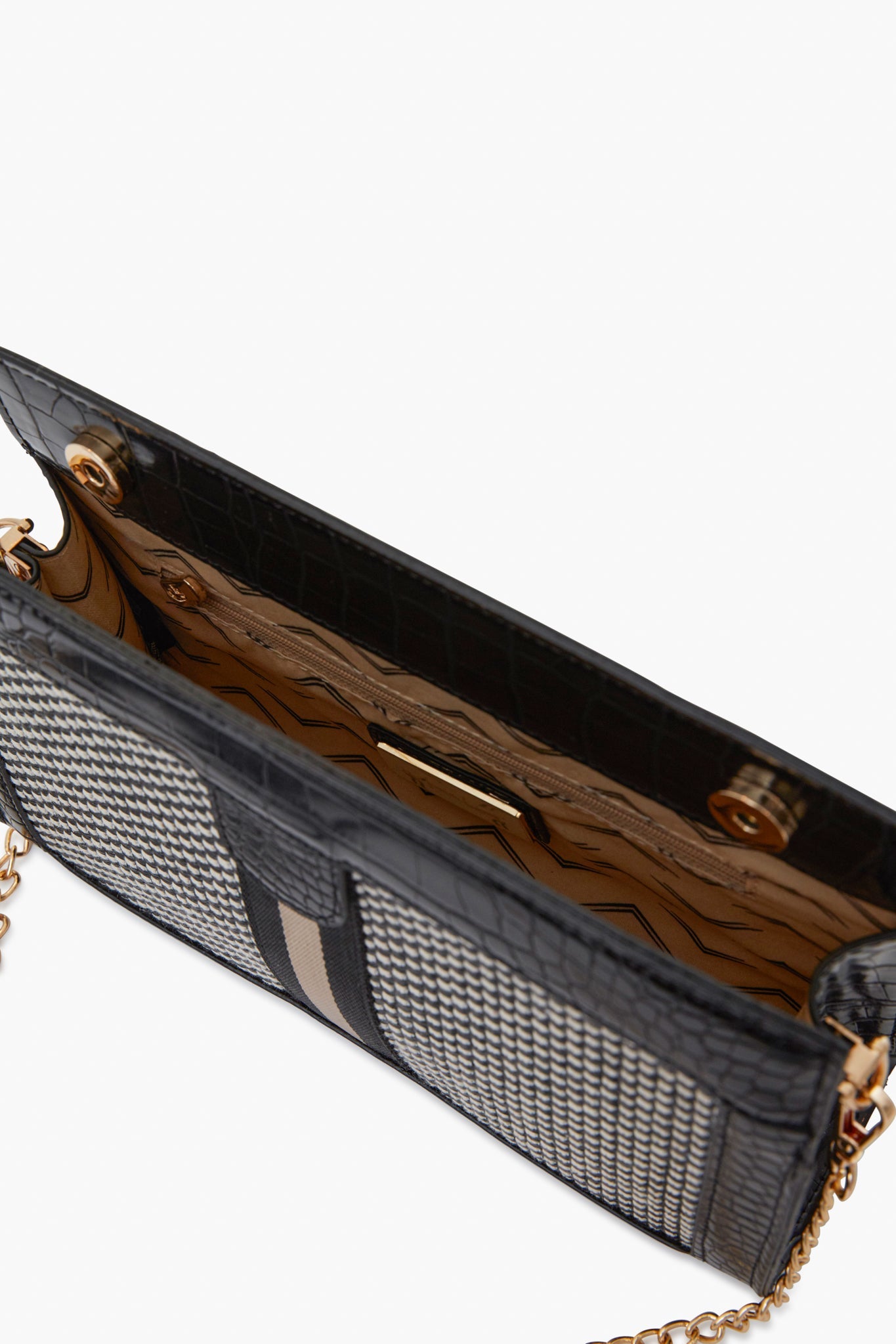 Black Jax Striped Crossbody