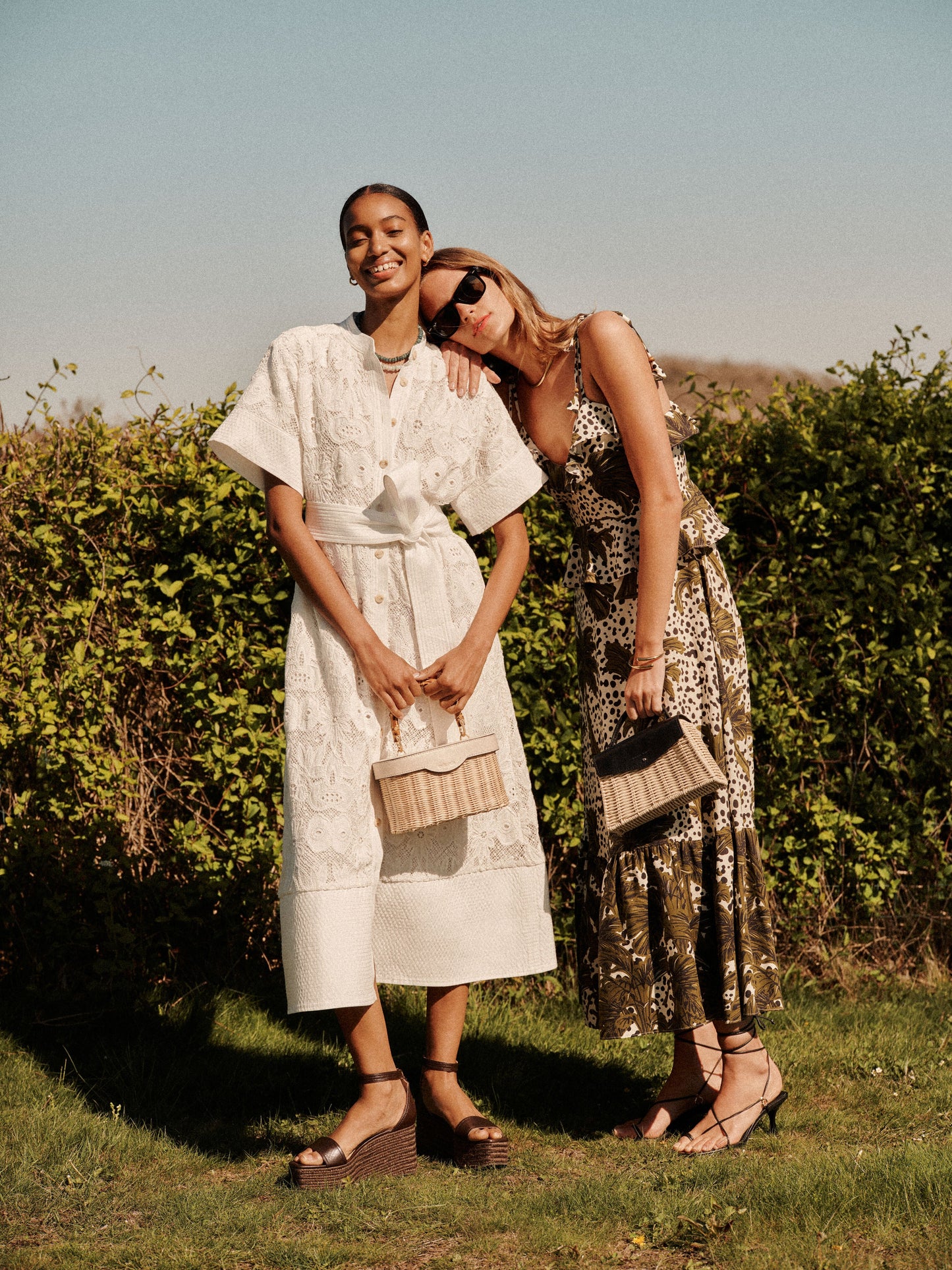 White Eyelet Lace Prescott Dress