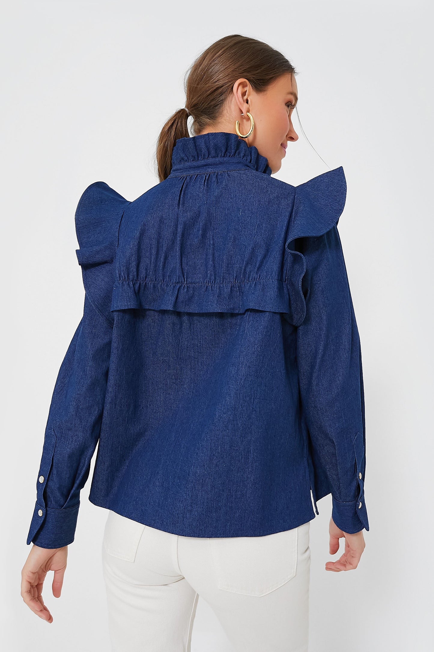 Deep Denim Winnie Blouse