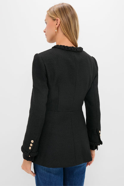 Black Braided Trim Shay Jacket