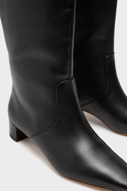 Black Soft Calf Indy Boots