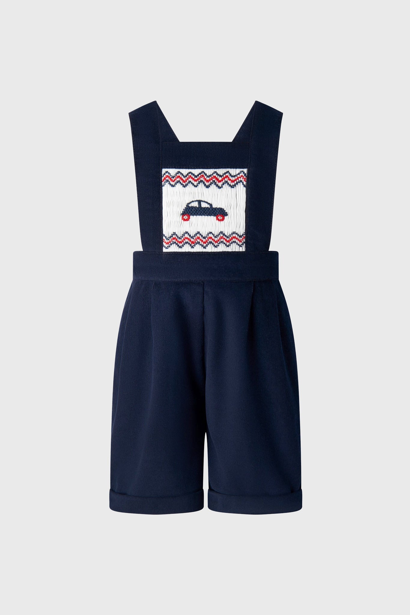 Car Smocked Dungarees