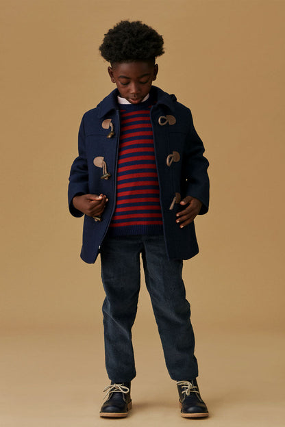 Navy Nicholas Kids Coat