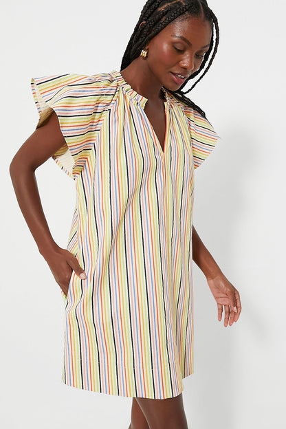 Rainbow Stripe Vivi Dress