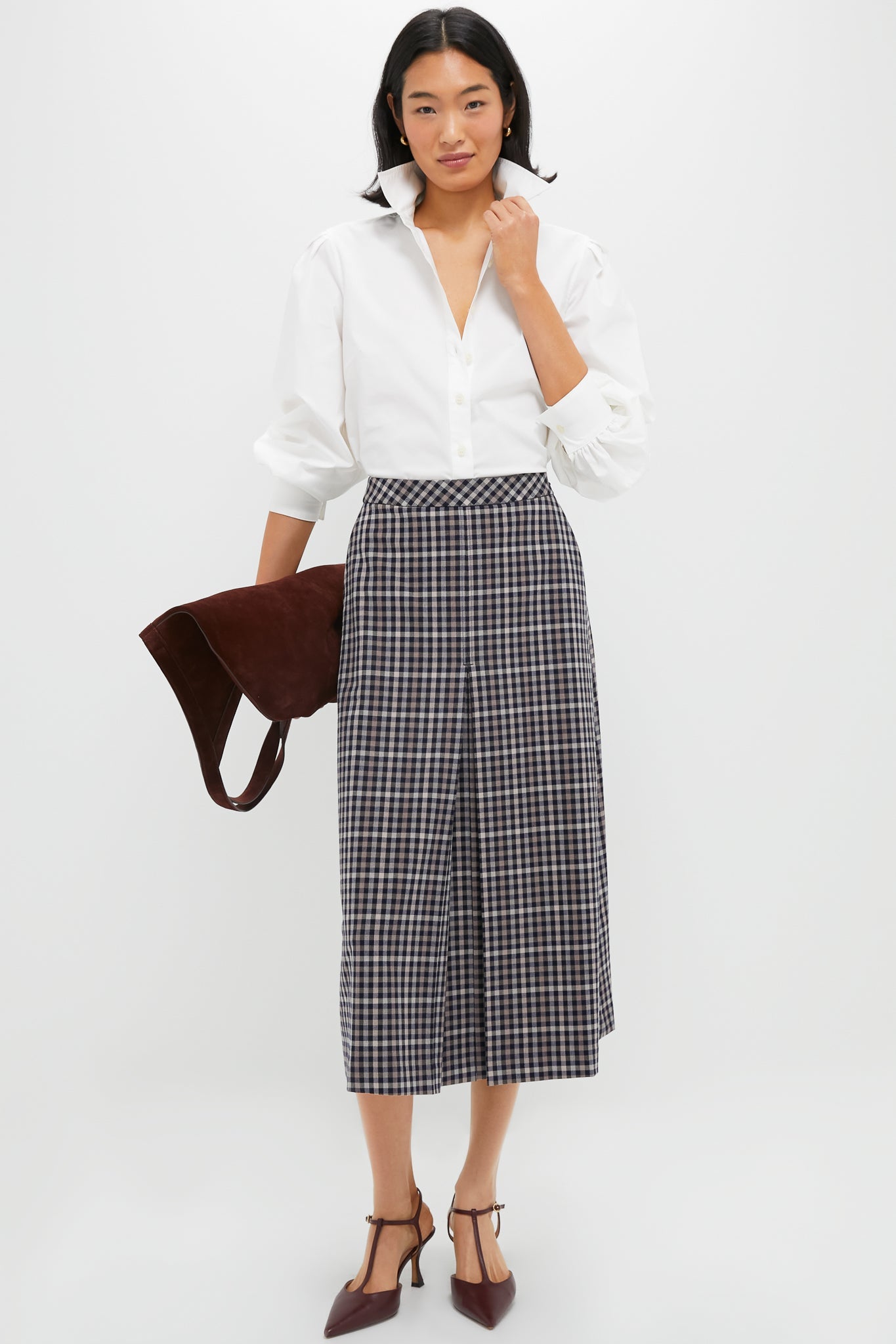 White Carolina Button Down