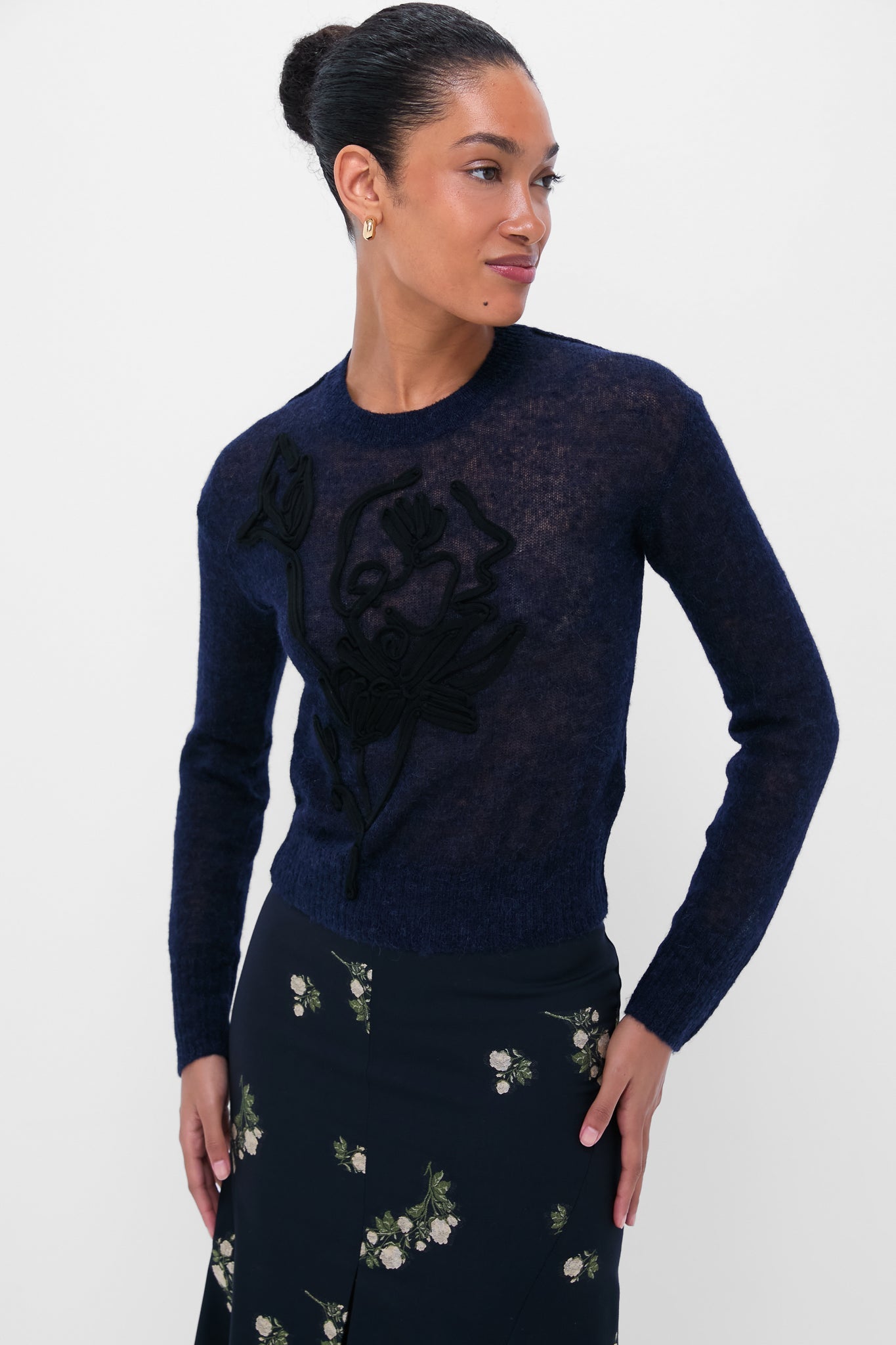Navy Crew Neck Jumper