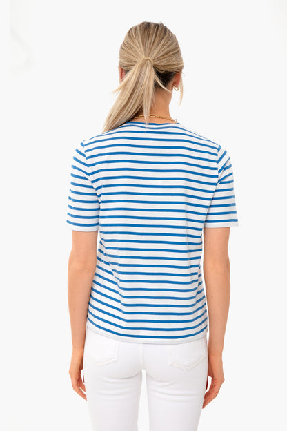 The Modern White Royal Blue