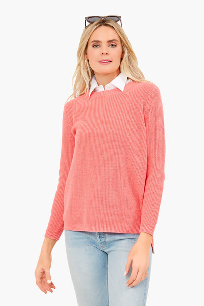 Pink Berry Emma Shaker Sweater