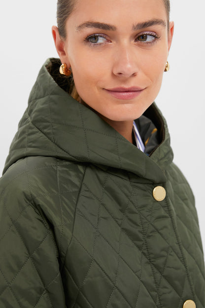 Olive Hilary Quilted Jacket