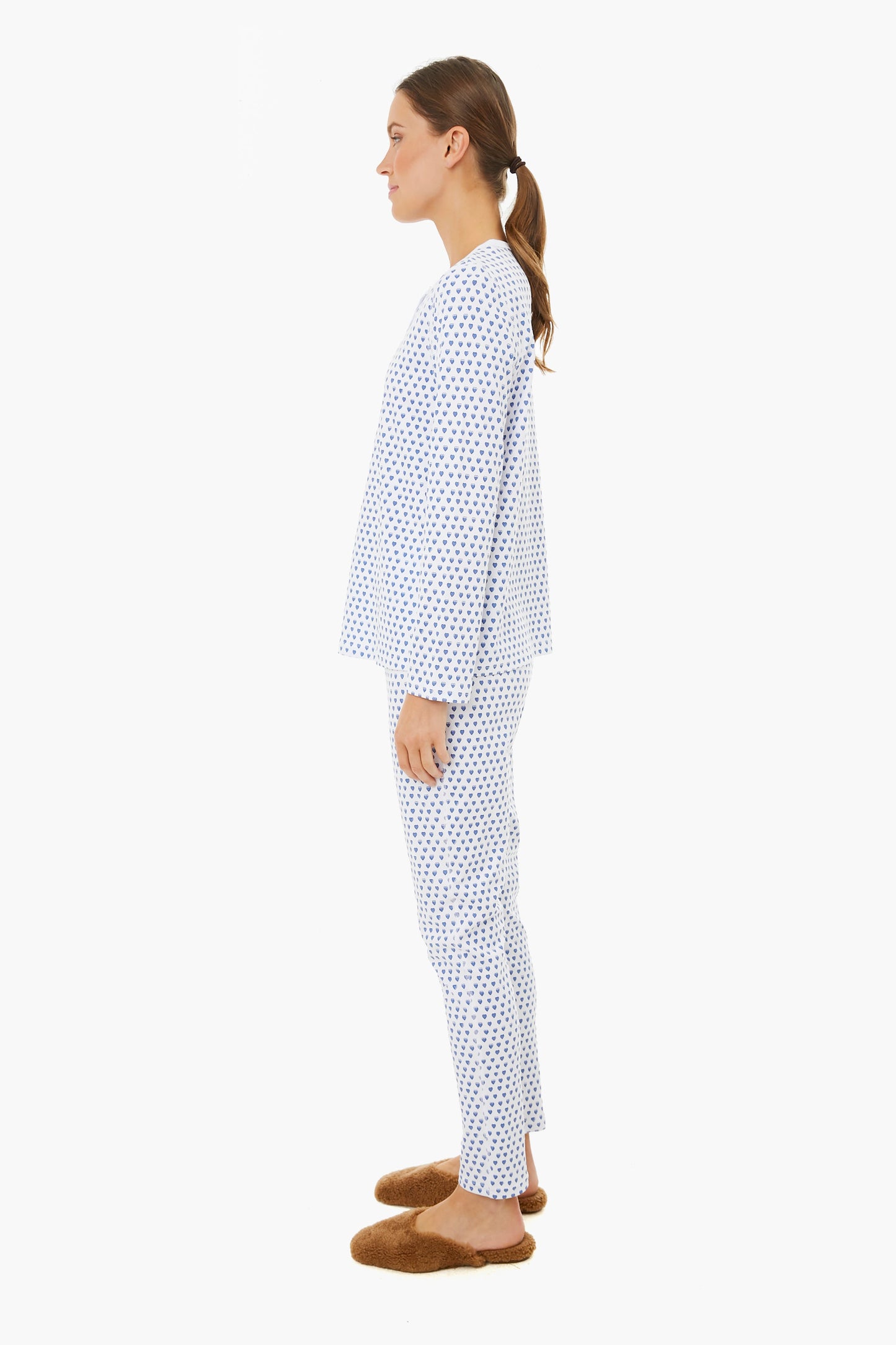 Blue Hearts Pajamas