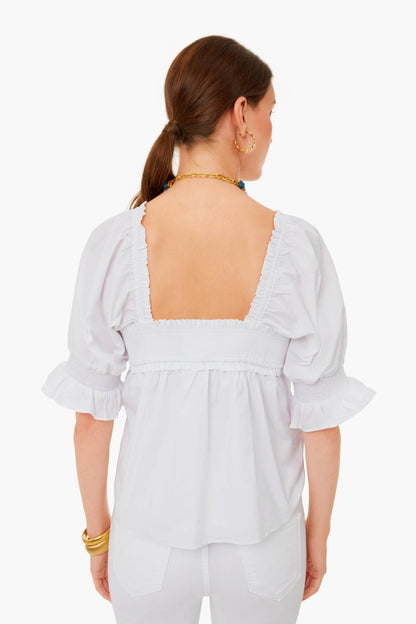 White Palmer Blouse