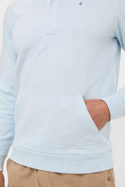 Heathered Ice Collared Sweatshirt