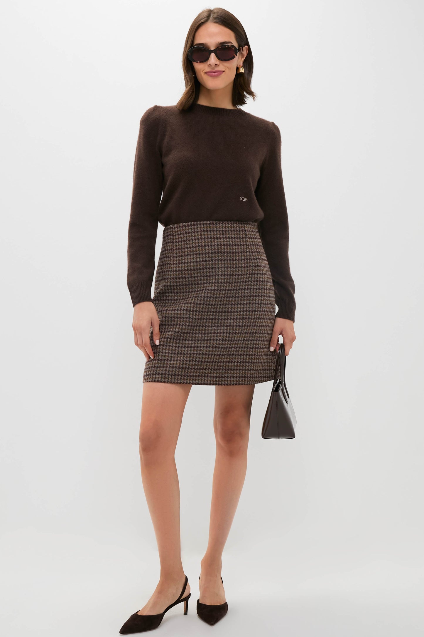 Wine-Coloured Vata Skirt