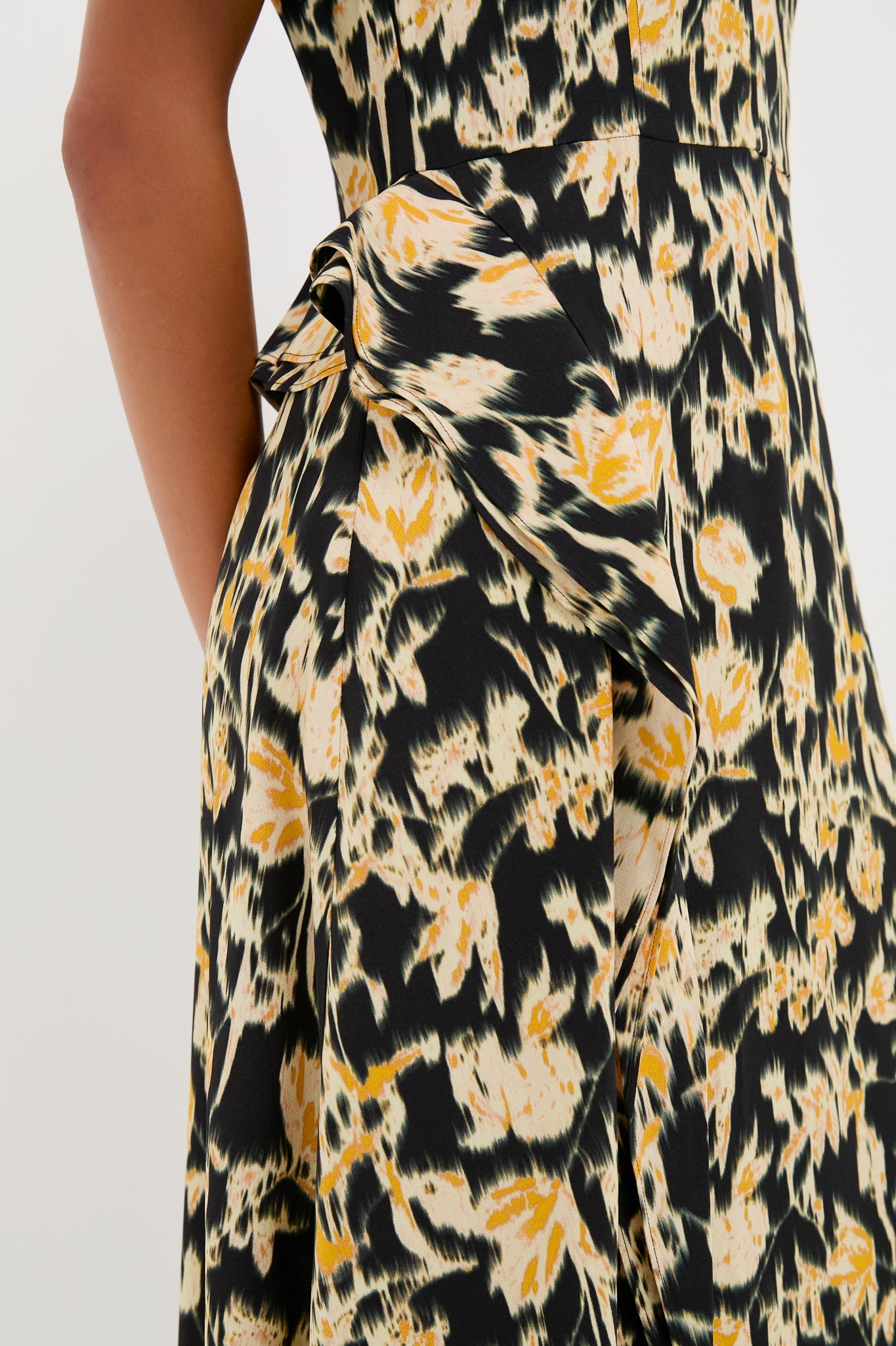 Tourmaline Nadya Short Sleeve Midi Dress