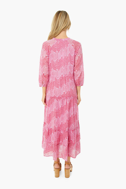 Maiden Grass Vivid Pinks Bazaar Dress
