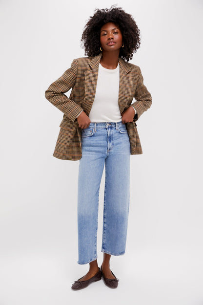 Houndstooth Leo Blazer