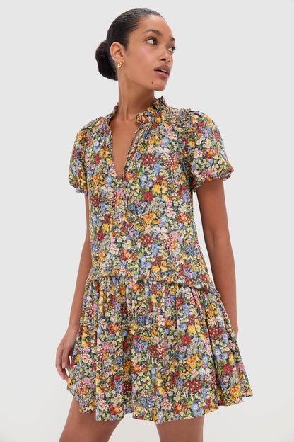 Cottage Garden Edith Short Sleeve Mini Dress