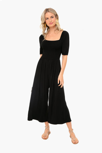 Smocked Jumpsuit