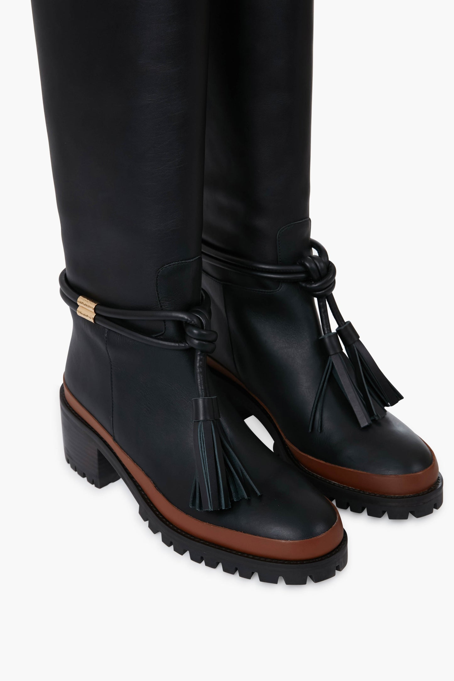 Noir Cornwall Lugsole Boots