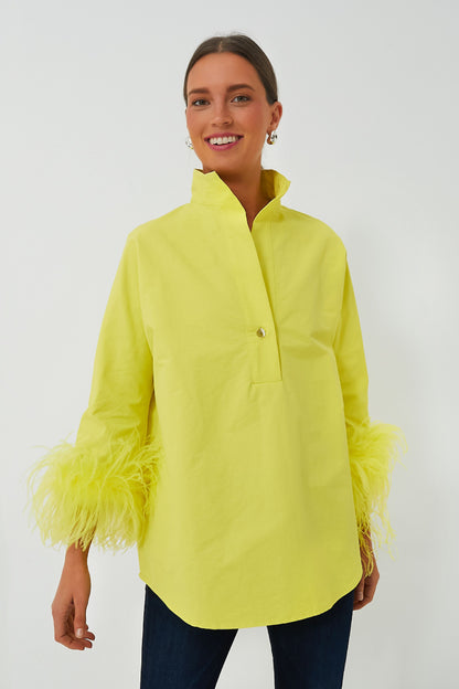 Citron Feather Willow Blouse