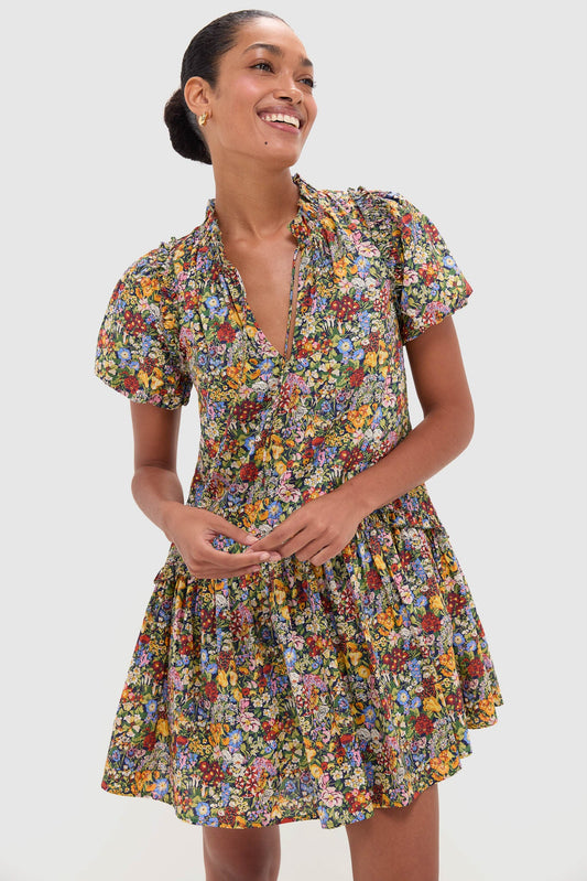 Cottage Garden Edith Short Sleeve Mini Dress