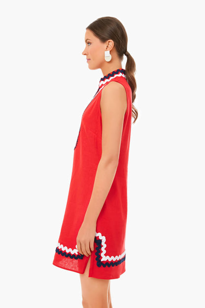 Americana Ric Rac Sleeveless Classic Tunic