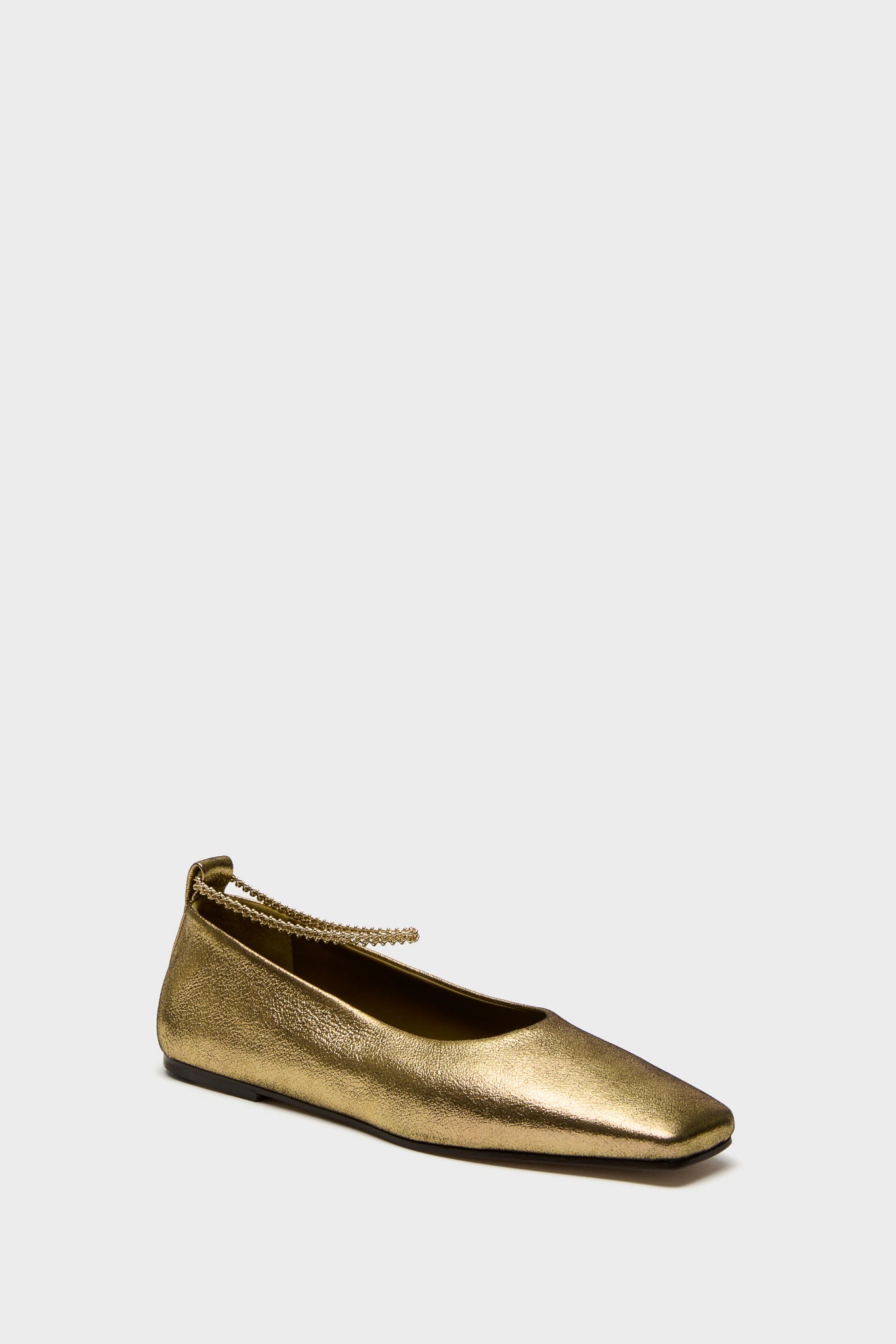 Gold Augusta Ballet Flats