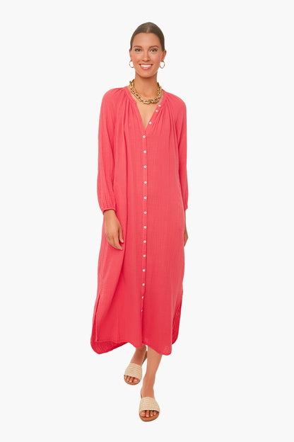 Rose Coral Irys Dress