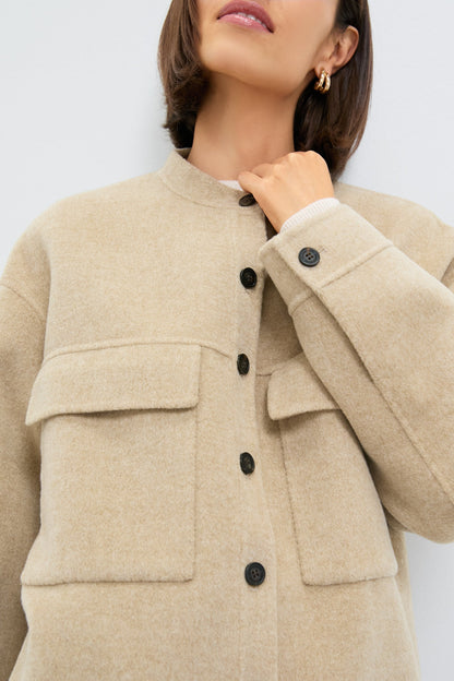 Beige Chine Florian Coat